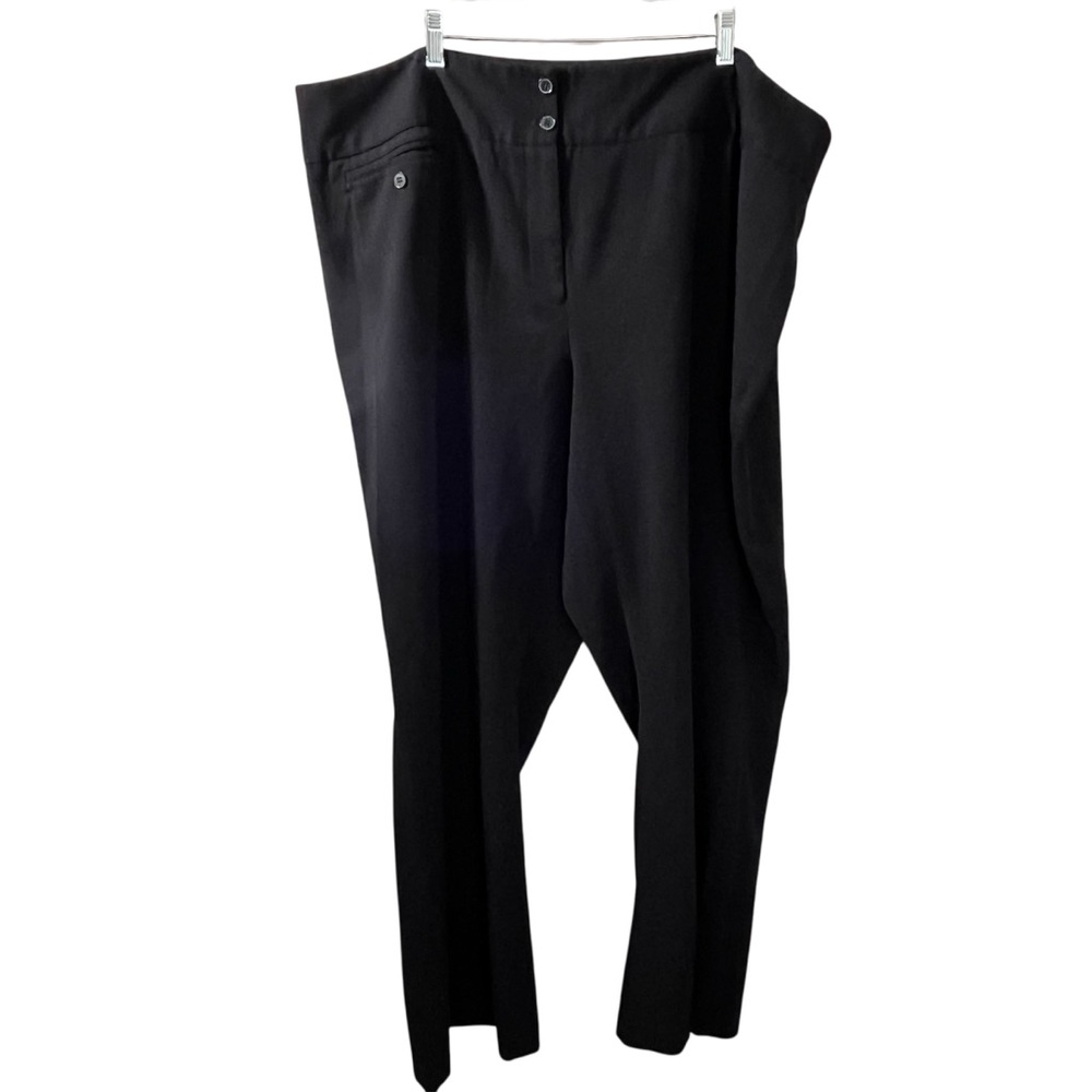 Lane Bryant Black Dress Pants Women’s Size 26 Stretch Straight Leg Career Work